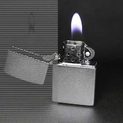 فندک زیپو مدل Reg Satin Chrome کد 205