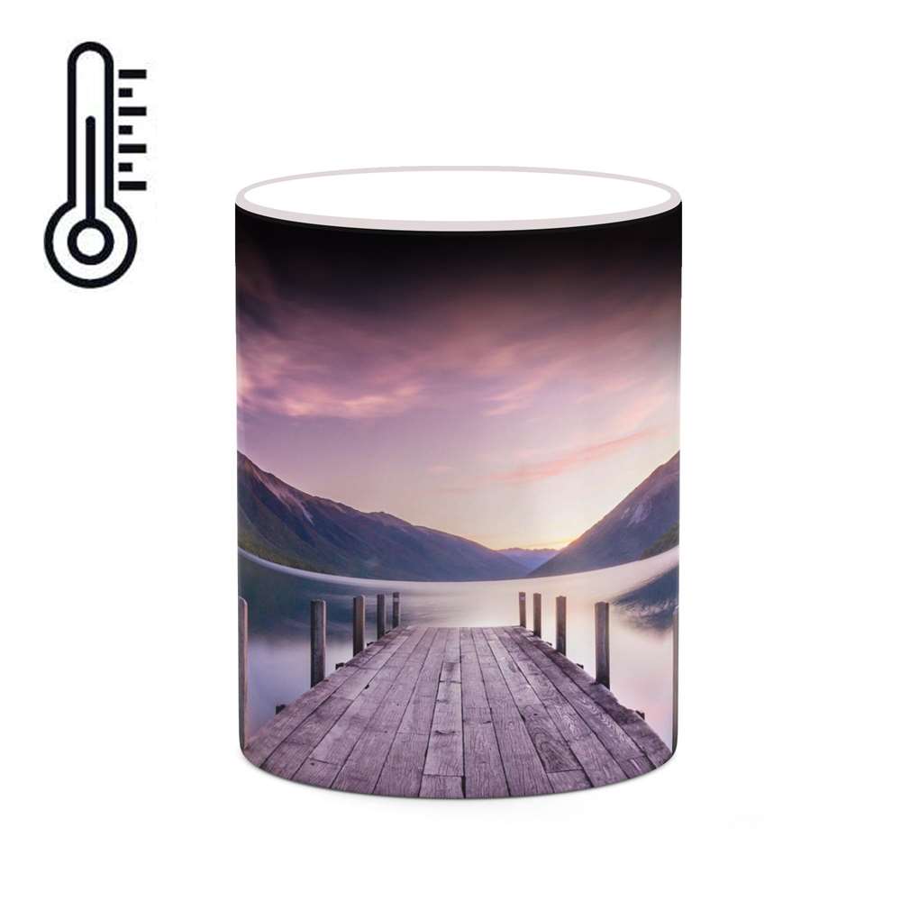 ماگ حرارتی کاکتی طرح منظره مدل mgh18323