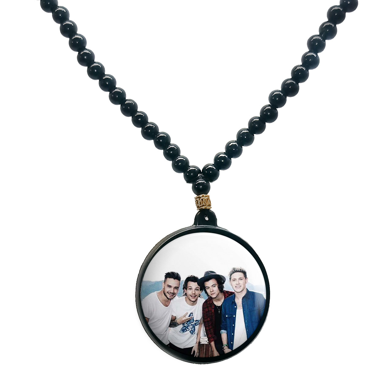 گردنبند پرمانه طرح One Direction کد pmd.13494 مدل دو طرفه