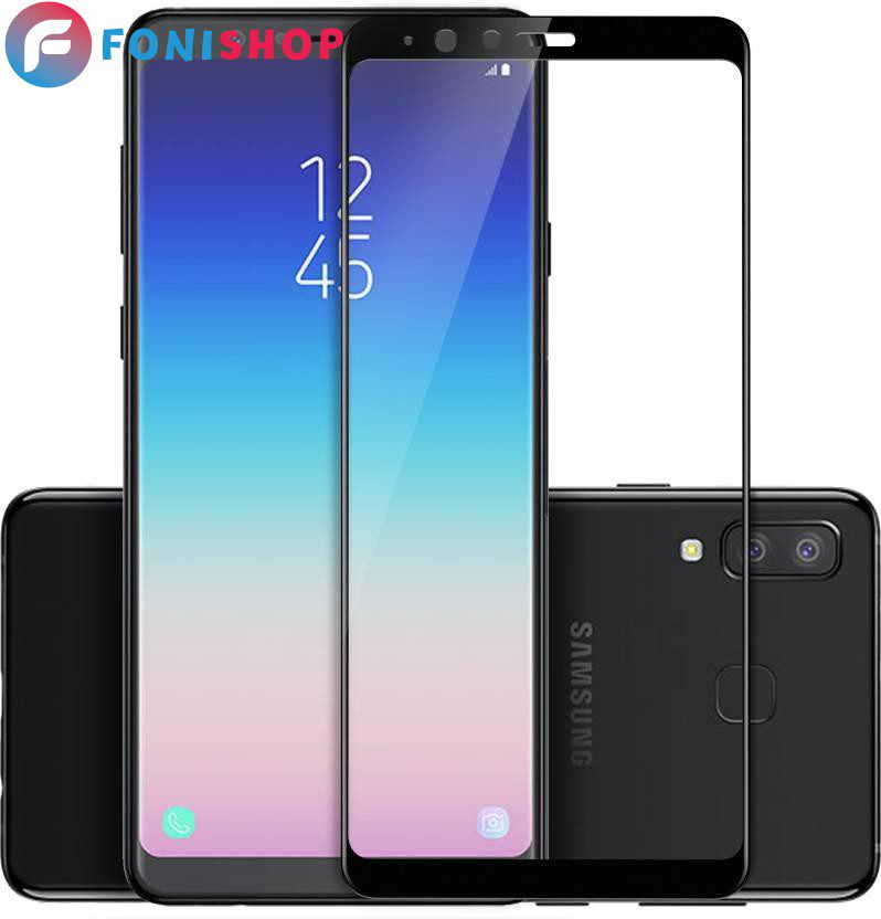 گلس محافظ صفحه نمایش فول تمام صفحه سامسونگ Samsung A8 Star
