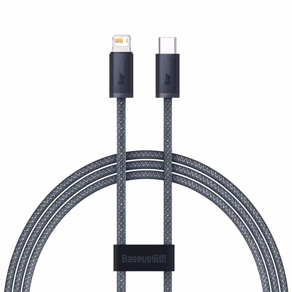 کابل تبدیل USB-C به لایتنینگ باسئوس مدل Dynamic Series طول 1 متر