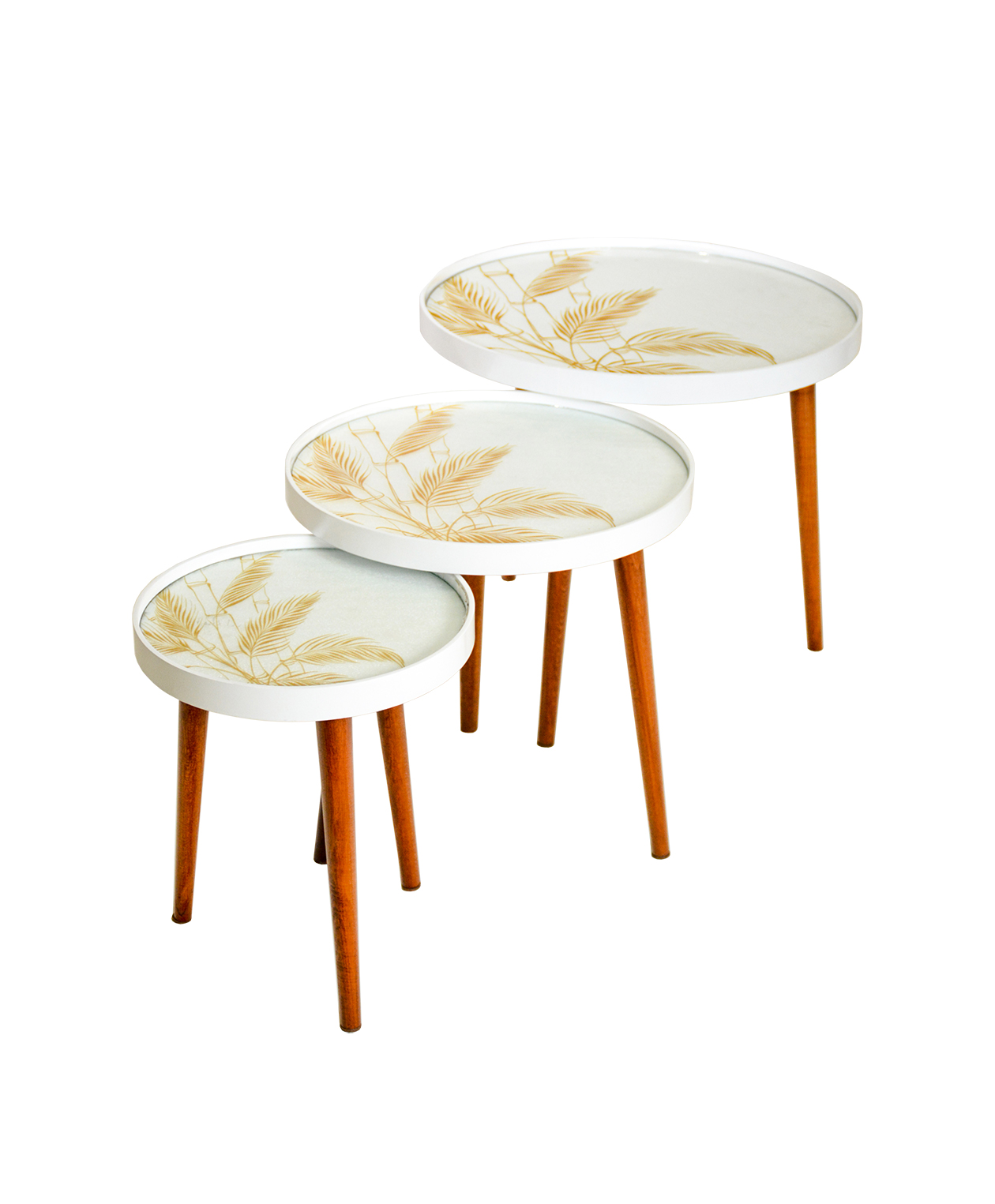 میز عسلی شوبرت طرح Bamboo کد 4101A