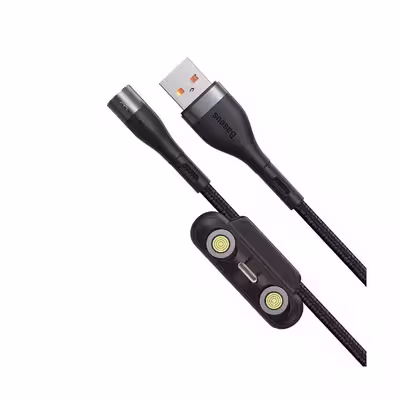 کابل تبدیل USB به USB-C/microUSB-لایتنینگ باسئوس مدل CA1T3-AG1 طول 1 متر