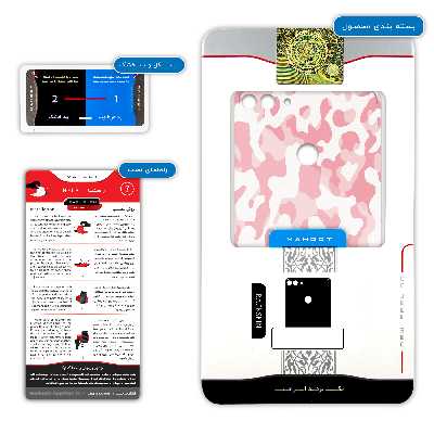 برچسب پوششی ماهوت مدل Army-Pink مناسب برای گوشی موبایل هوآوی Y9 2018