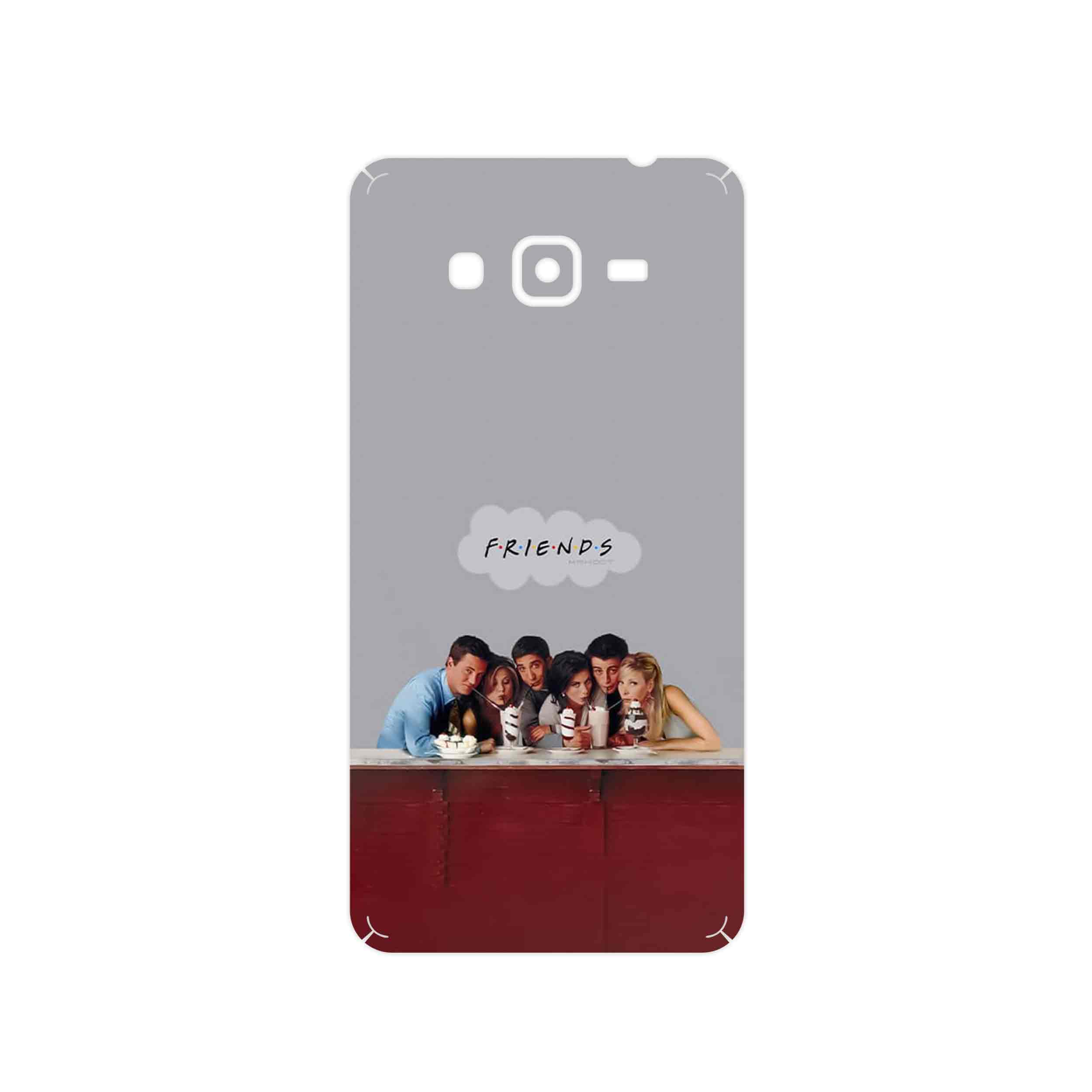 برچسب پوششی ماهوت مدل Friends 1 مناسب برای گوشی موبایل سامسونگ Galaxy Grand Prime