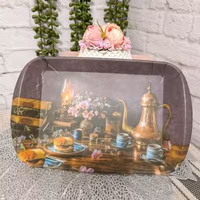 سینی ملامین طرح قوری