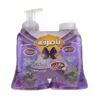 مایع دستشویی فوم هگزان Grapes And BlackBerry حجم 500 میلی لیتر بسته 2 عددی | فروشگاه اینترنتی تاتا کالا