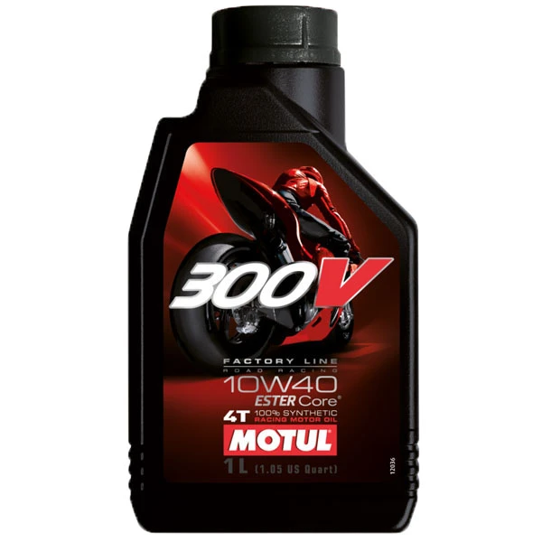 روغن موتول 300v گرانروی 10w40 یک لیتری | MOTORACER