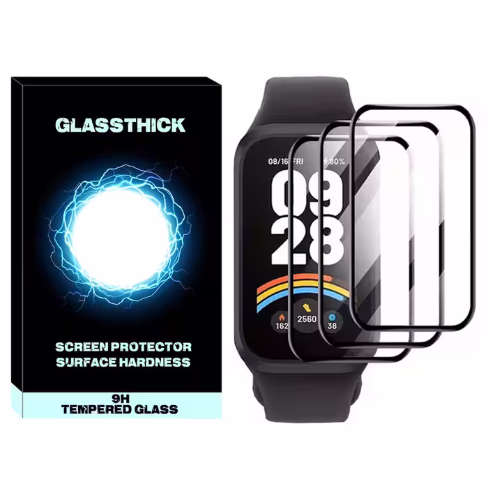 محافظ صفحه نمایش گلستیک مدل Nano Pmma GL مناسب برای ساعت هوشمند شیائومی Smart Band 9 Active بسته سه عددی | کالا برتری