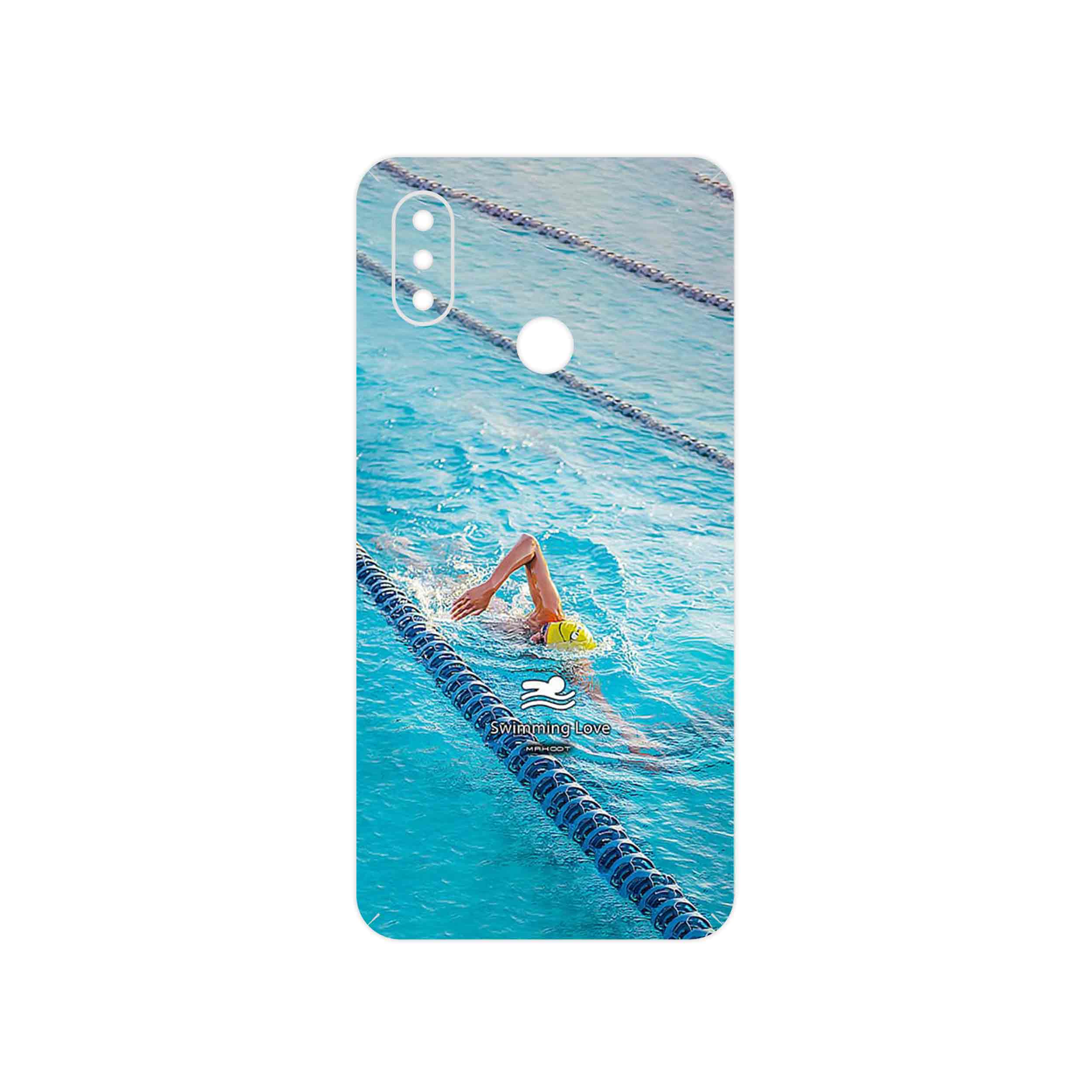 برچسب پوششی ماهوت مدل Swimming مناسب برای گوشی موبایل شیائومی Mi 8