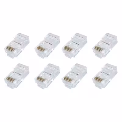 کانکتور شبکه cat5 مدل RJ45 بسته 8 عددی