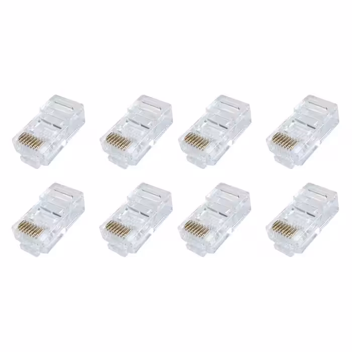 کانکتور شبکه cat5 مدل RJ45 بسته 8 عددی
