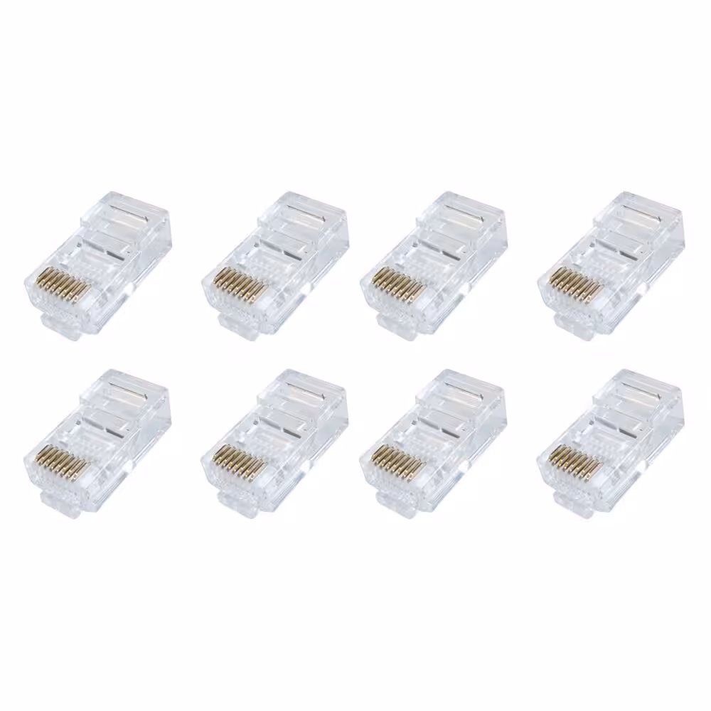 کانکتور شبکه cat5 مدل RJ45 بسته 8 عددی