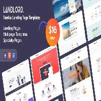 دانلود قالب لندینگ پارالاکس Landlord