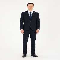 کت و شلوار مردانه سرمه ای پیرکاردین - فروشگاه لباس شهرمون