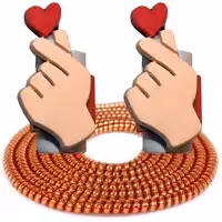 محافظ کابل رینیکا مدل Hand Heart 03 مجموعه 3 عددی