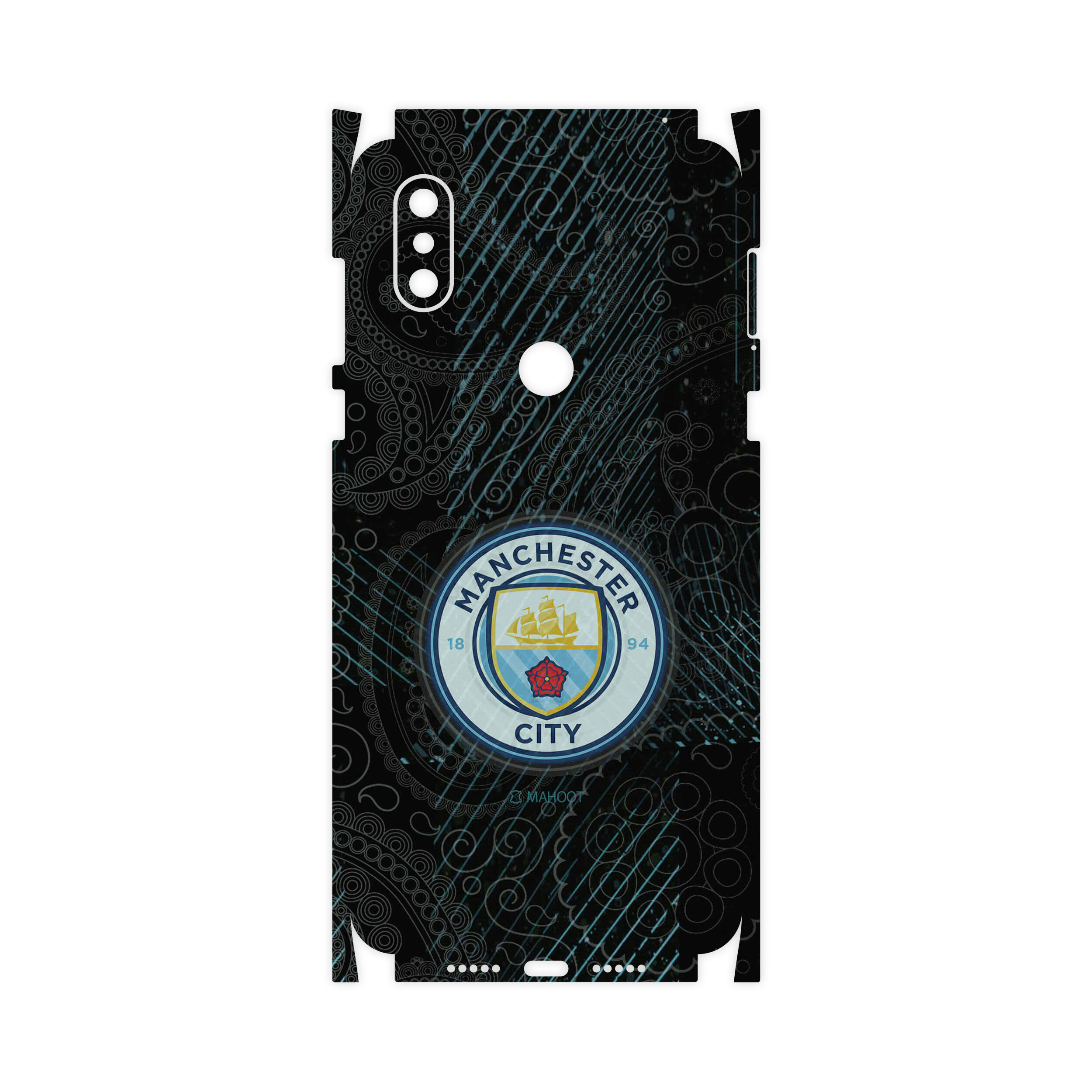برچسب پوششی ماهوت مدل Manchester-City-FullSkin مناسب برای گوشی موبایل شیائومی Mi Mix 3