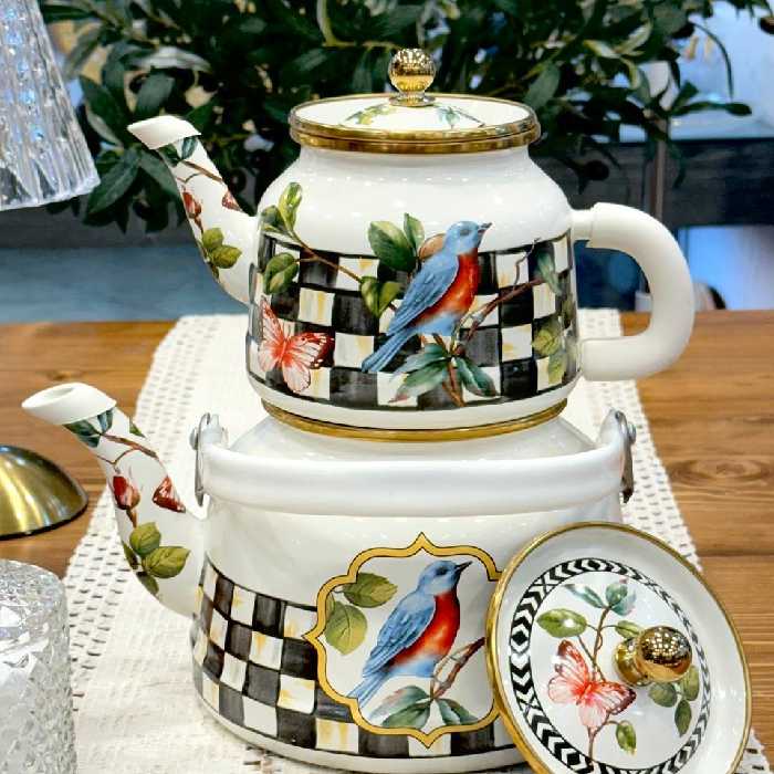 کتری قوری لعابی لایت