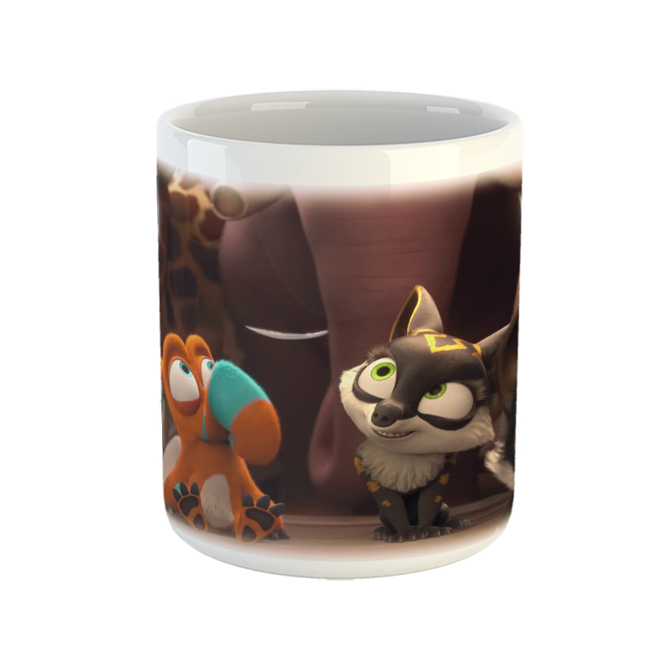 ماگ طرح انیمیشن دو به دو برفراز دریا کد 012