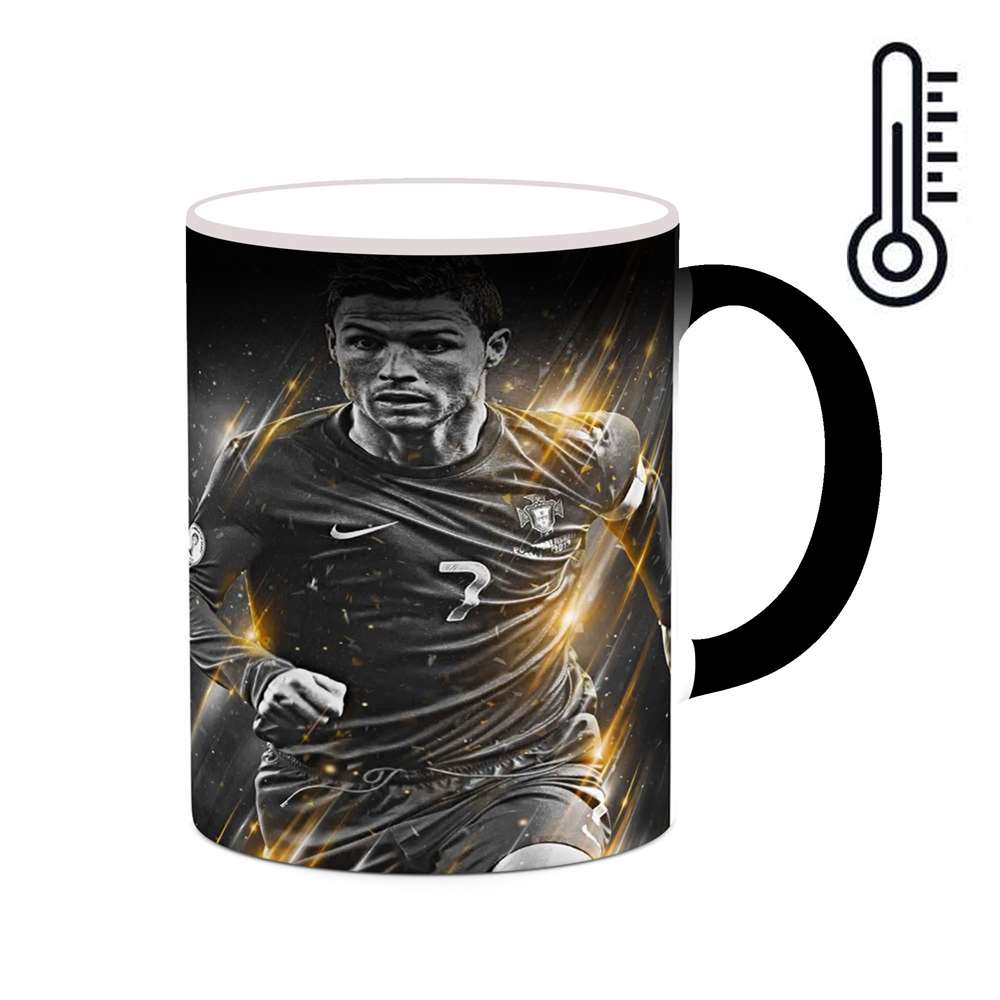 ماگ حرارتی کاکتی طرح کریستیانو رونالدو مدل mgh24833