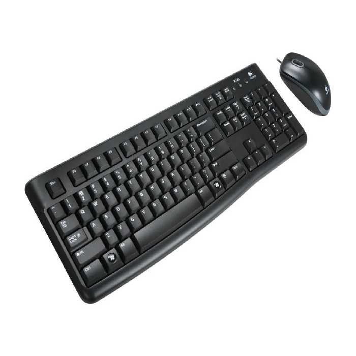 LOGITECH MK120 CORDED KEYBOARD AND MOUSE COMBO - تکنو لینک 148