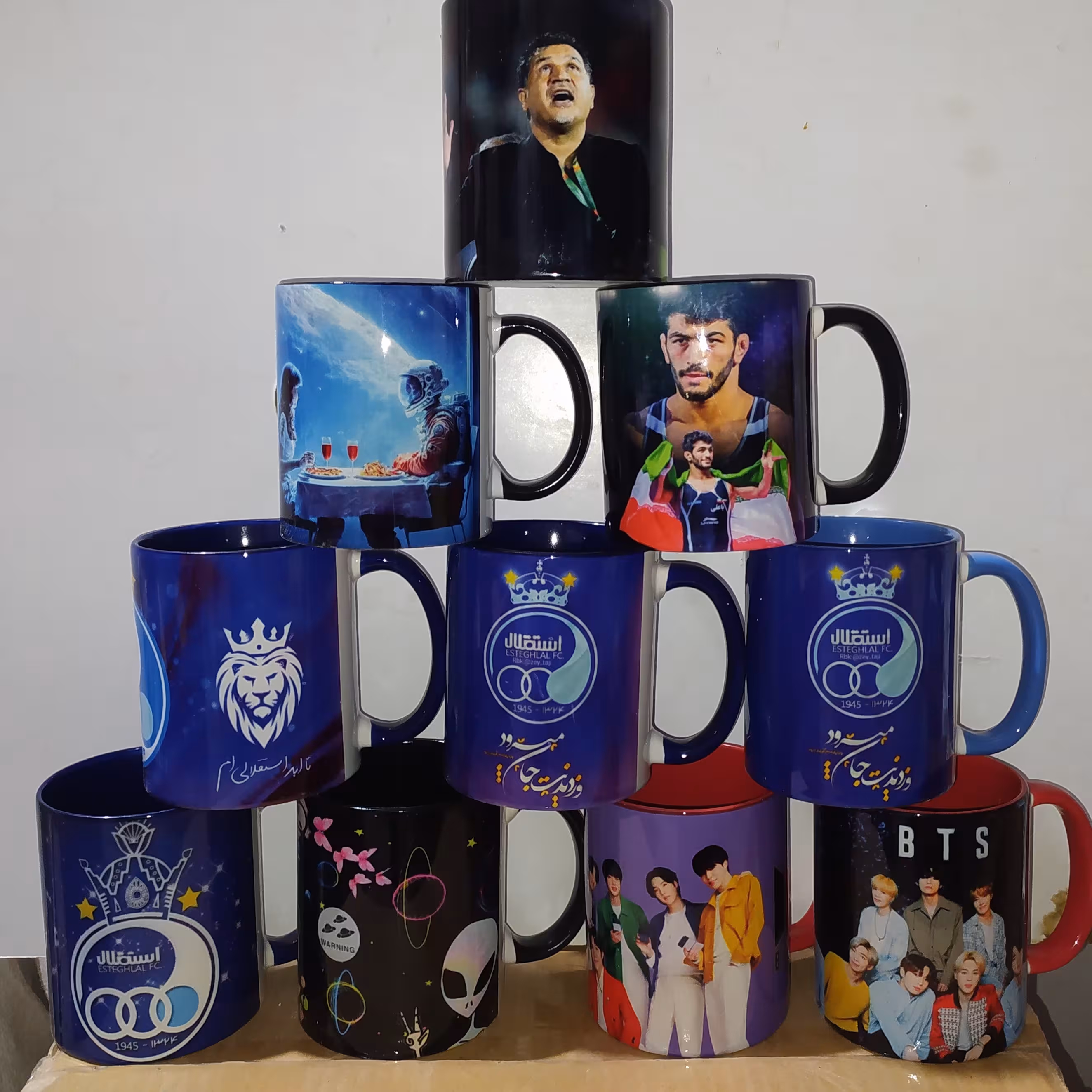 ماگ داخل رنگی  