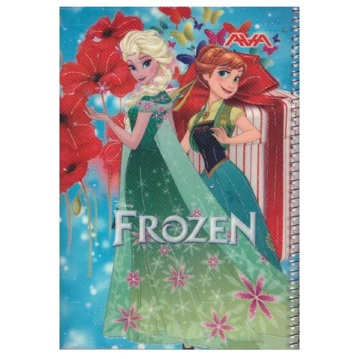 دفتر مشق 80 برگ آوا طلقی تک فنر طرح فروزن 