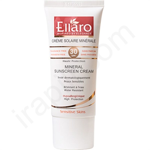ُکرم ضد آفتاب مینرال SPF30 الارو حجم 50 میلی لیتر