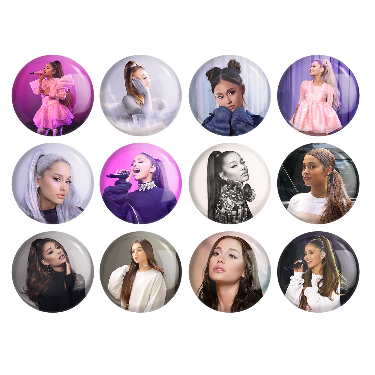 پیکسل خندالو مدل آریانا گرانده Ariana Grande کد 1090 مجموعه 12 عددی