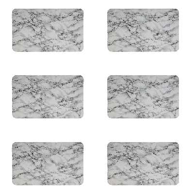 زیربشقابی طرح سنگ کد 8346 بسته 6 عددی