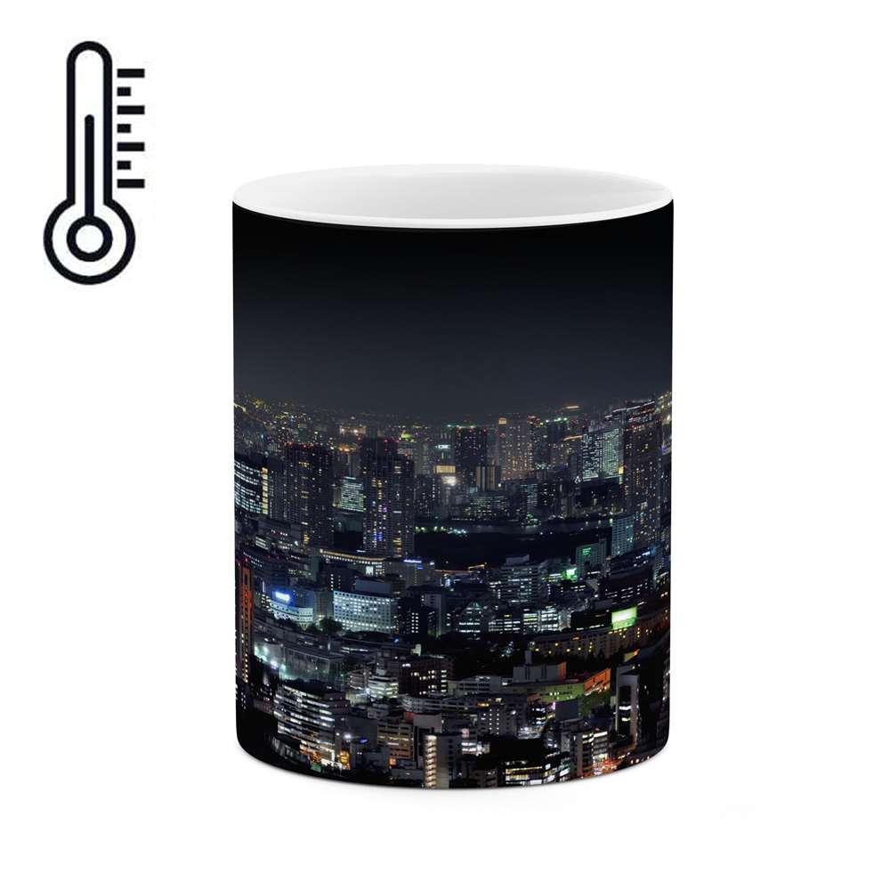 ماگ حرارتی کاکتی طرح شهر مدل mgh13425