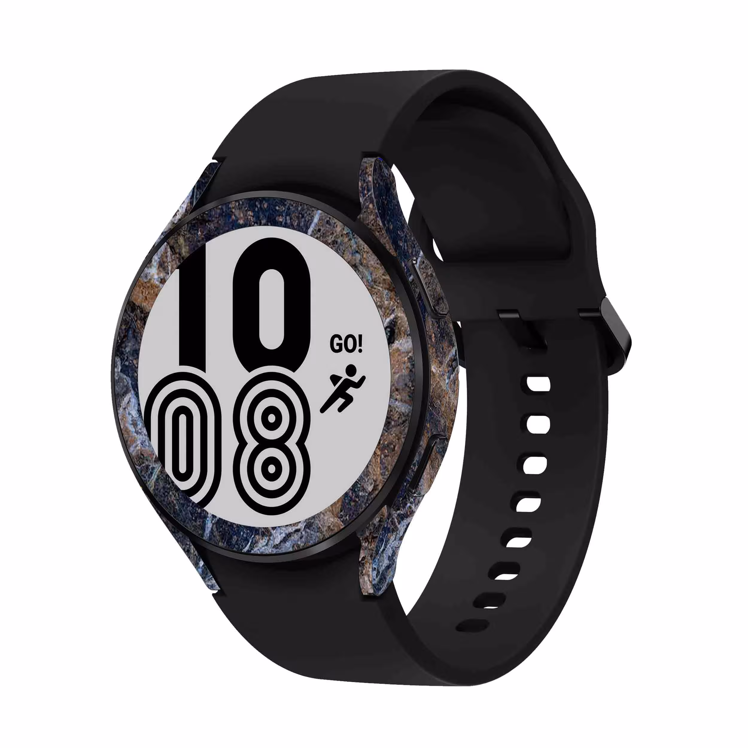 برچسب ماهوت طرح Earth White Marble مناسب برای ساعت هوشمند سامسونگ Watch4 44mm