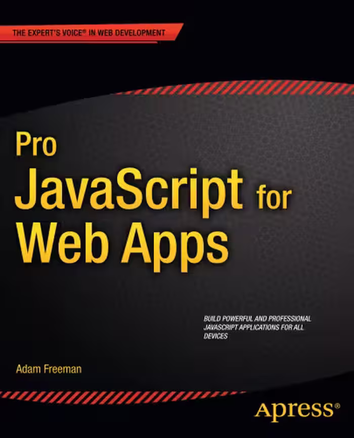 خرید و دانلود نسخه کامل کتاب Pro JavaScript for Web Apps