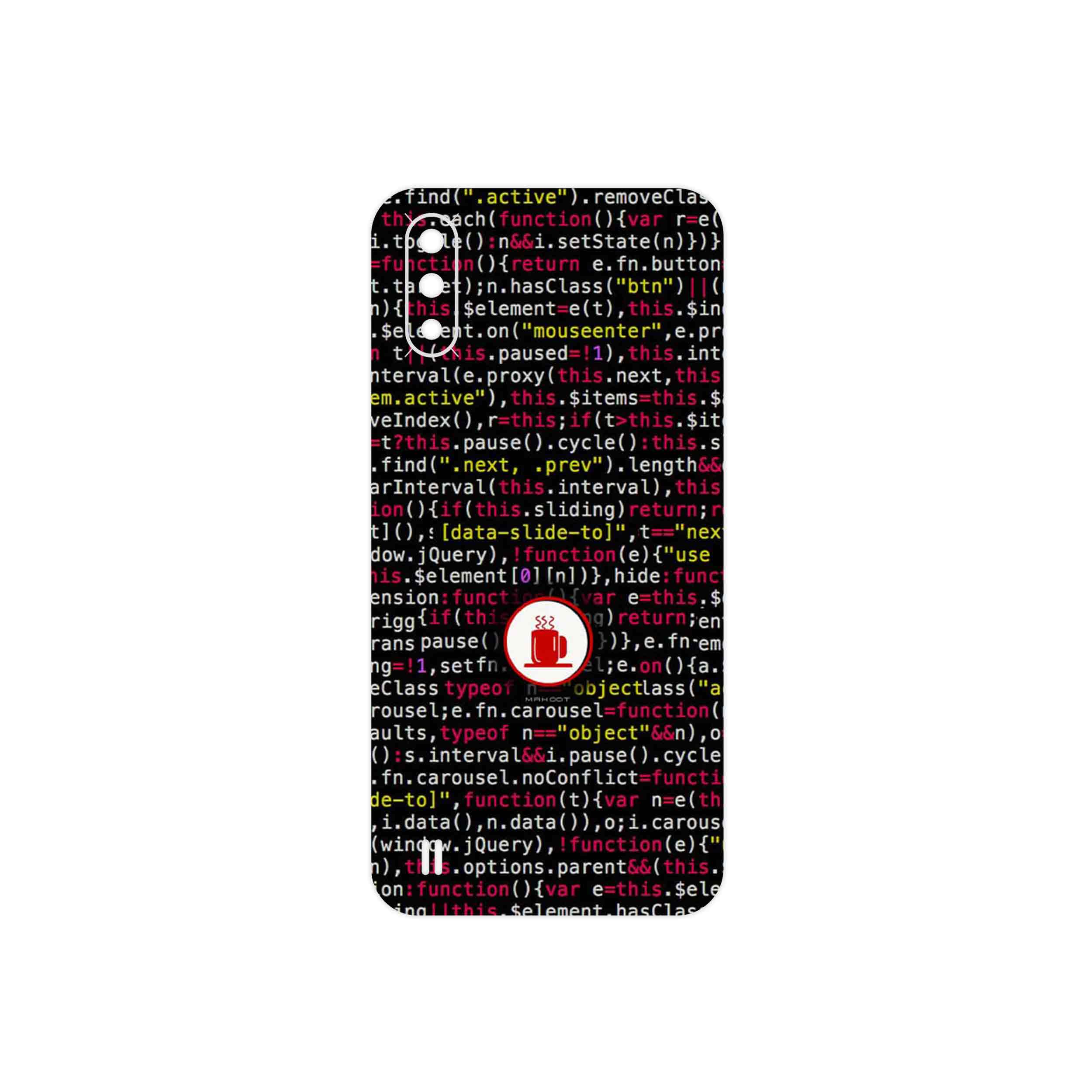 برچسب پوششی ماهوت مدل Programming 1 مناسب برای گوشی موبایل سامسونگ Galaxy A01