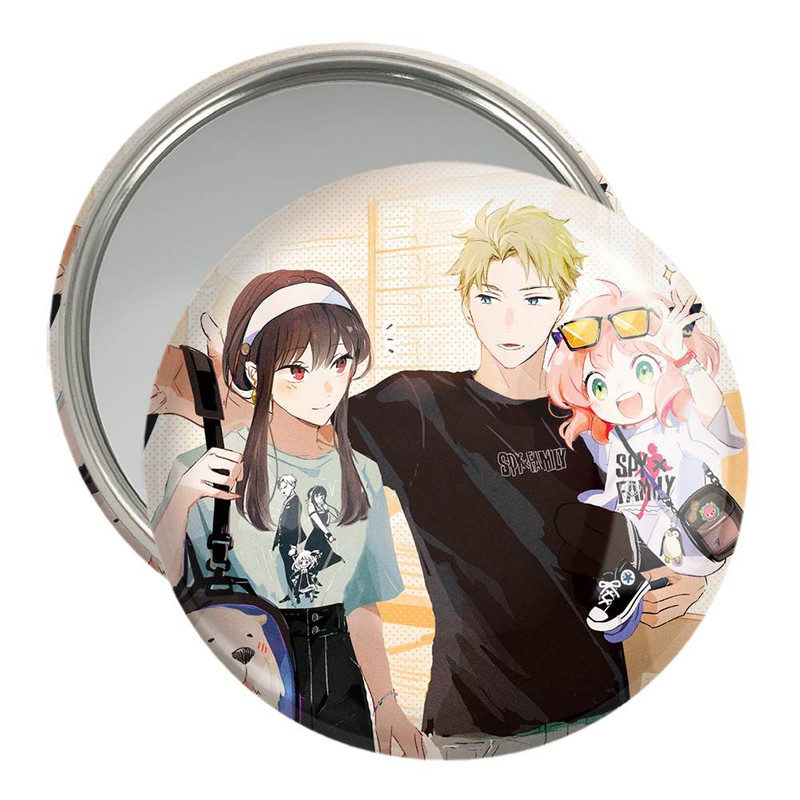 آینه جیبی خندالو مدل خانواده فورجر انیمه اسپای ایکس فمیلی Spy X Family  کد 22207