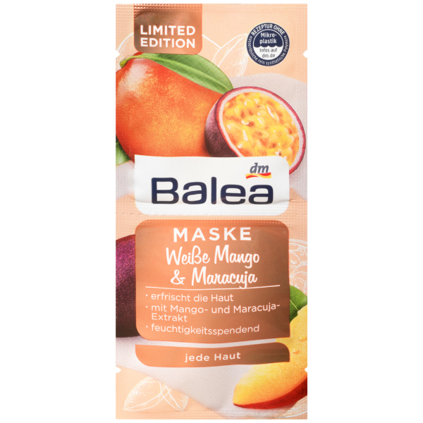 ماسک صورت باله آ مدل White Mango &amp; Maracuja حجم 8 میلی لیتر بسته 2 عددی