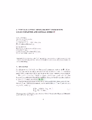 خرید و دانلود نسخه کامل کتاب S2-type parametric surfaces with prescribed mean curvature and minimal energy