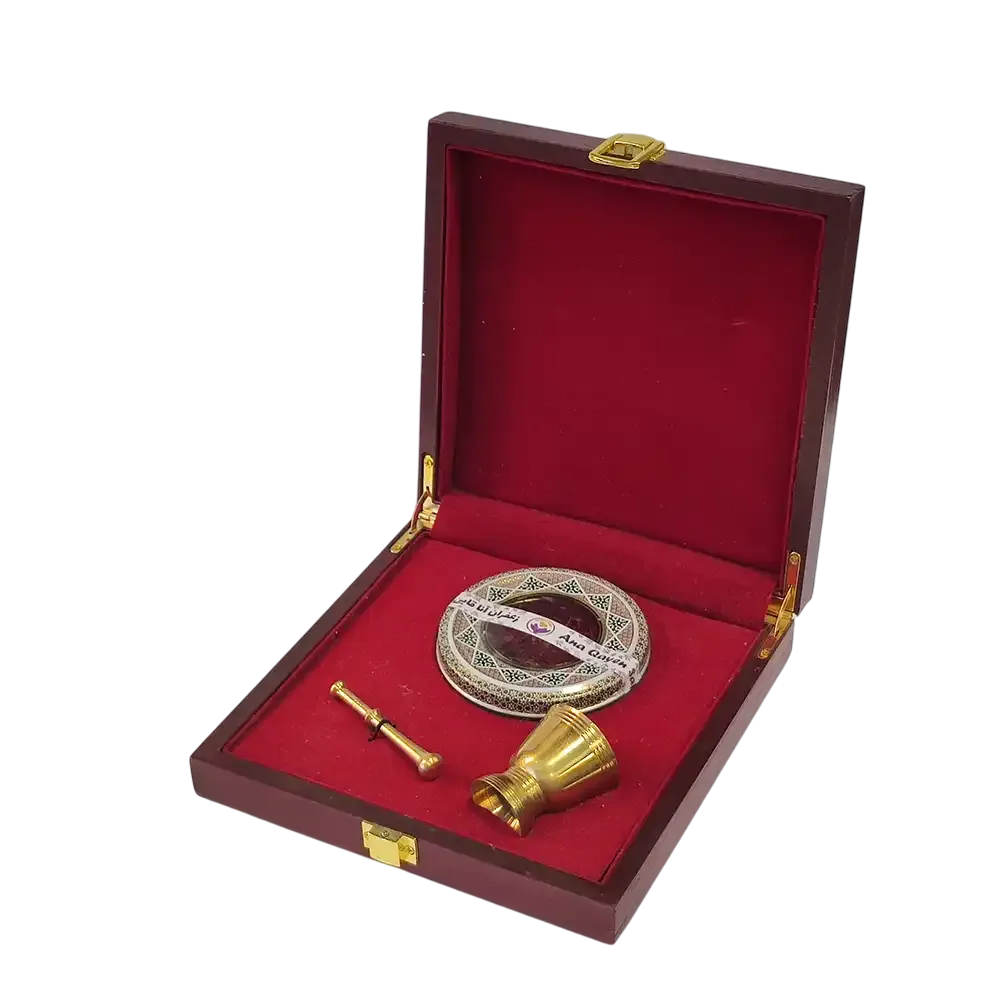 زعفران کادویی شیک - 4 گرم زعفران سوپرنگین - کد 1604 - آنا قاین