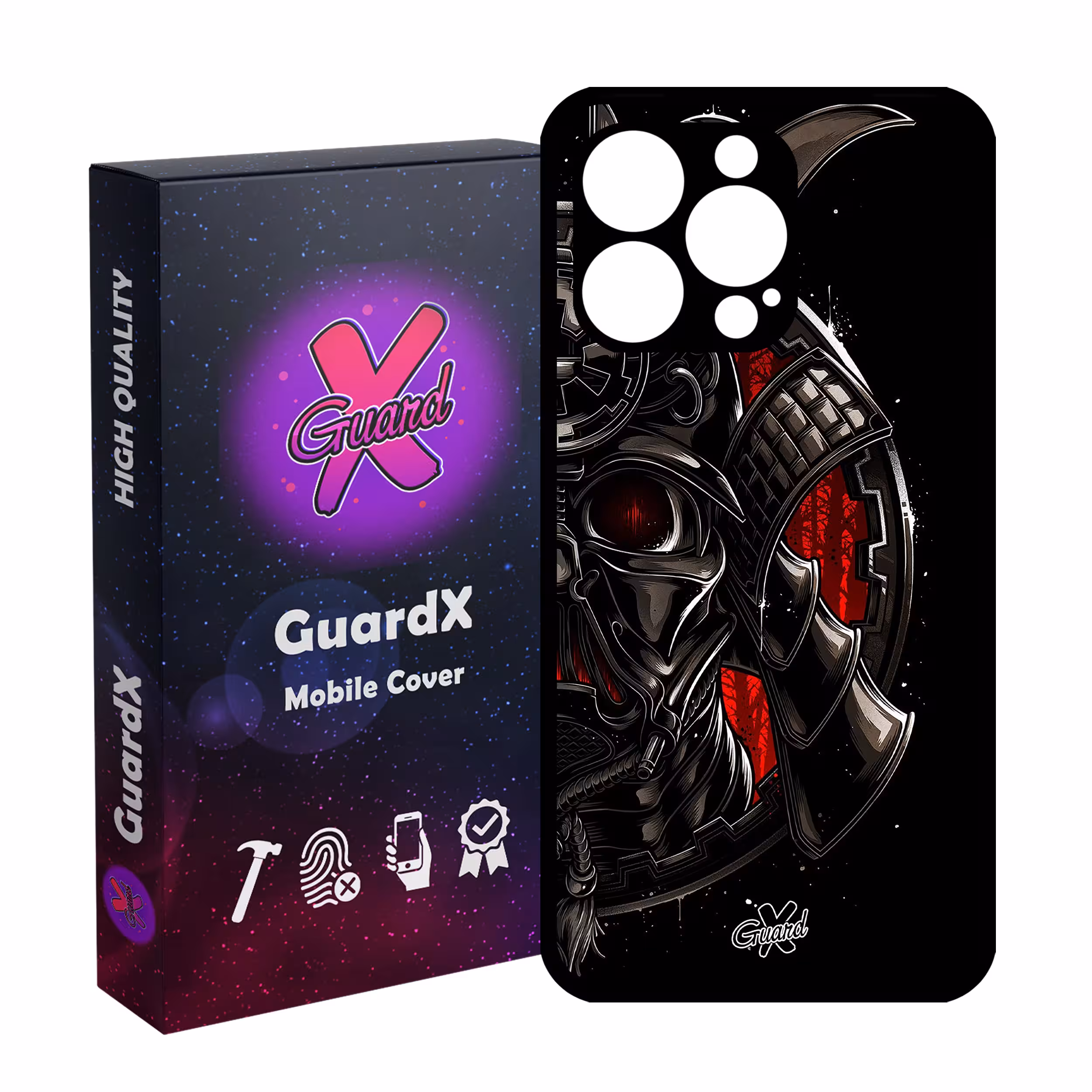 کاور گارد ایکس طرح Samurai مدل Glass10119 مناسب برای گوشی موبایل اپل iPhone 13 Pro