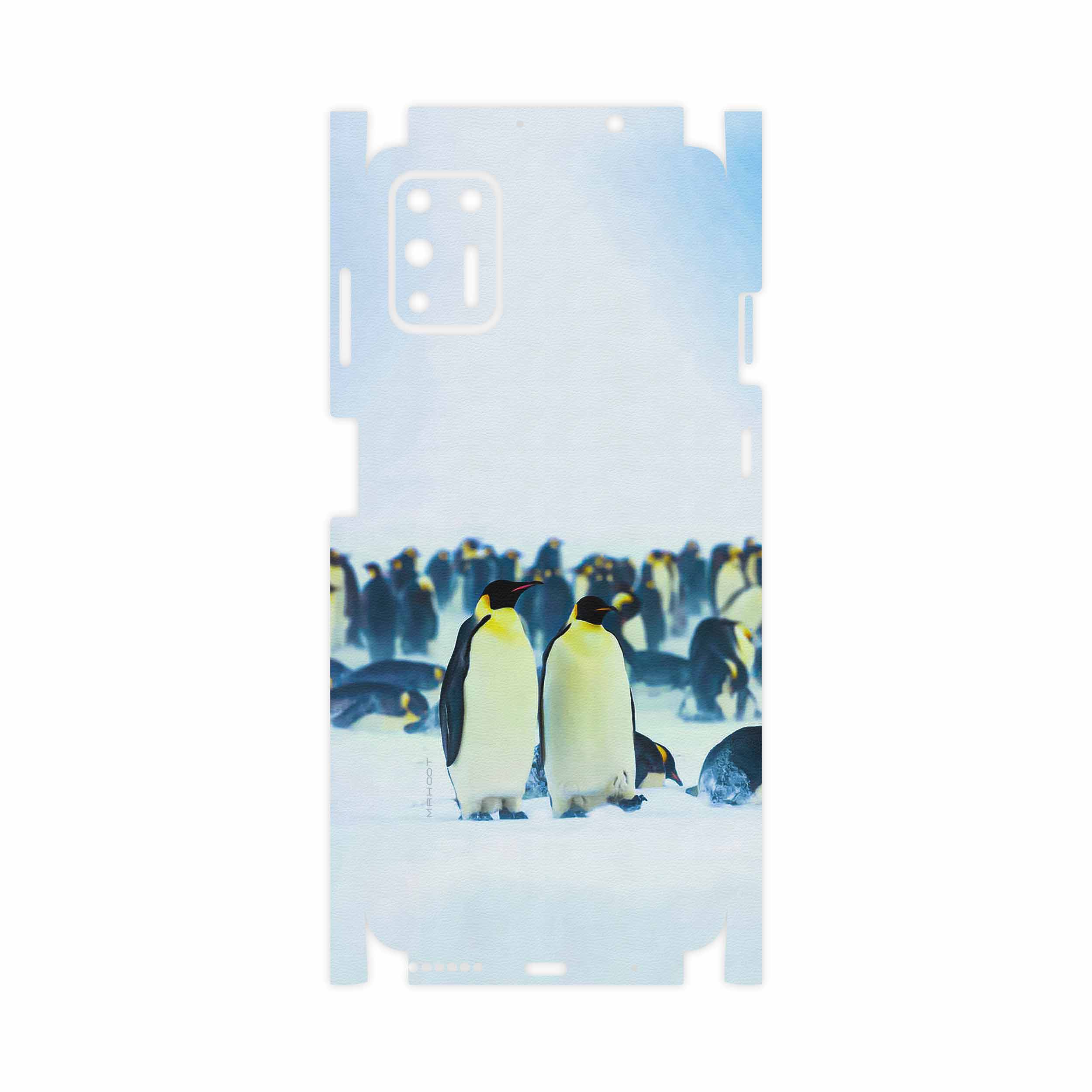 برچسب پوششی ماهوت مدل Penguin-FullSkin مناسب برای گوشی موبایل موتورولا Moto G9 Plus