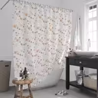 پرده حمام دلفین مدل jack-6812 سایز 180x200 سانتی متر