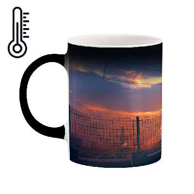 ماگ حرارتی کاکتی طرح منظره مدل mgh14729