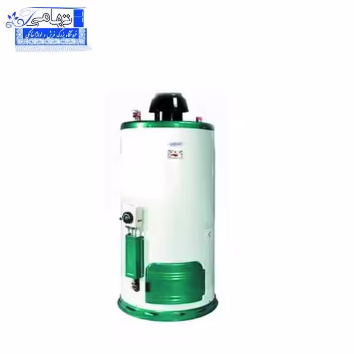 آبگرمکن گازی ایرانشرق 90 لیتری (ایستاده)مدل شبنم 990 مخزنی استوانه ای