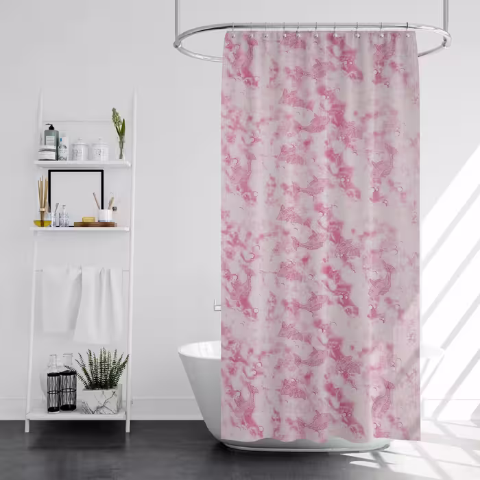 پرده حمام پیسو مدل BZ 21 سایز 180x200 سانتی متر