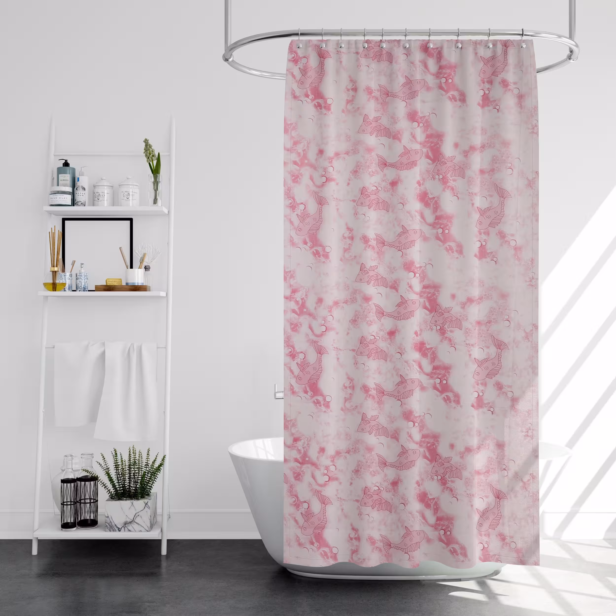 پرده حمام پیسو مدل BZ 21 سایز 180x200 سانتی متر
