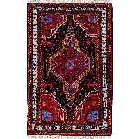 فرش دستبافت دو متری طرح هندسی کد SH 42