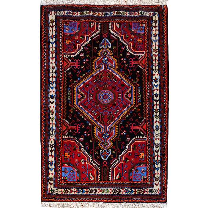 فرش دستبافت دو متری طرح هندسی کد SH 42