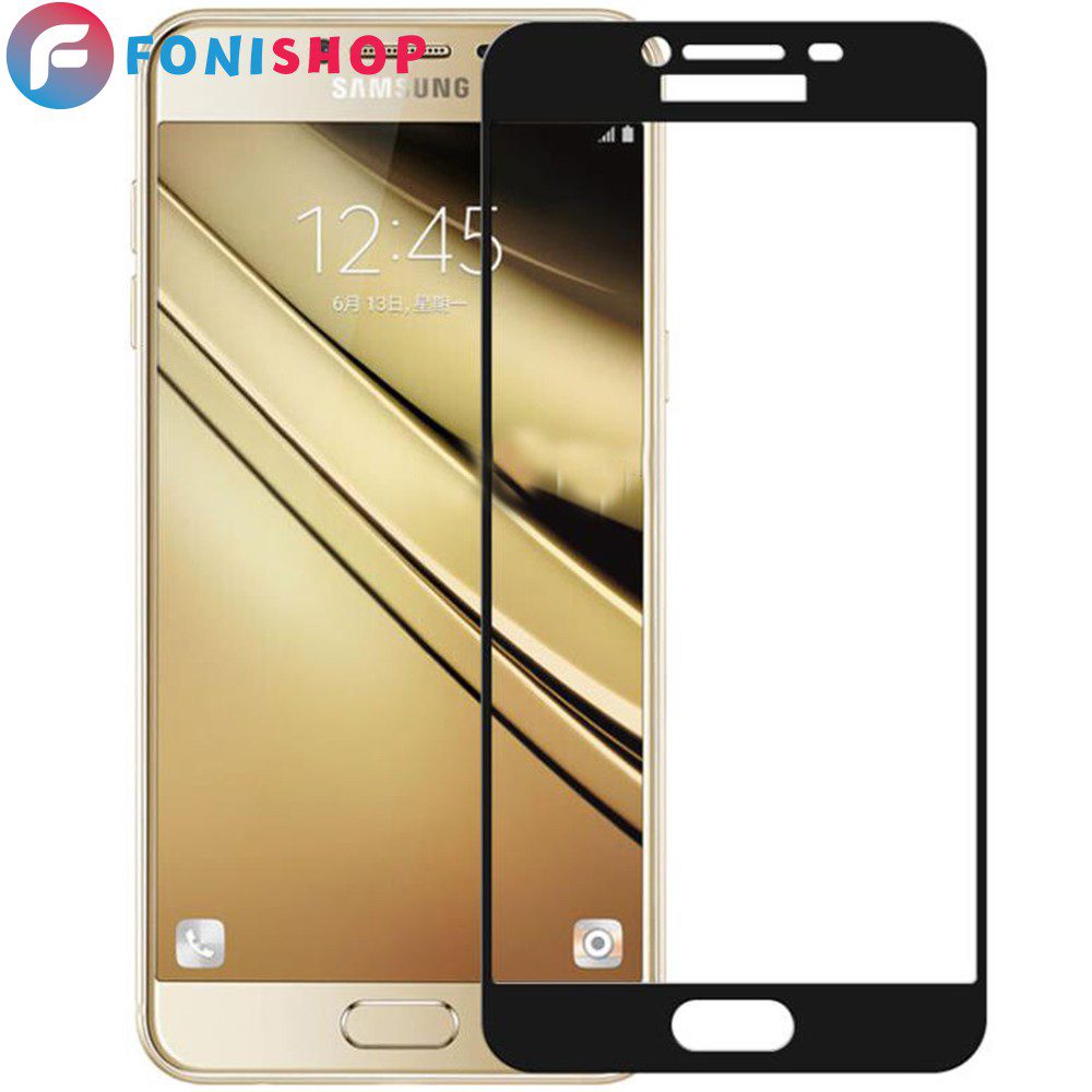 گلس محافظ صفحه نمایش فول تمام صفحه سامسونگ Samsung C7
