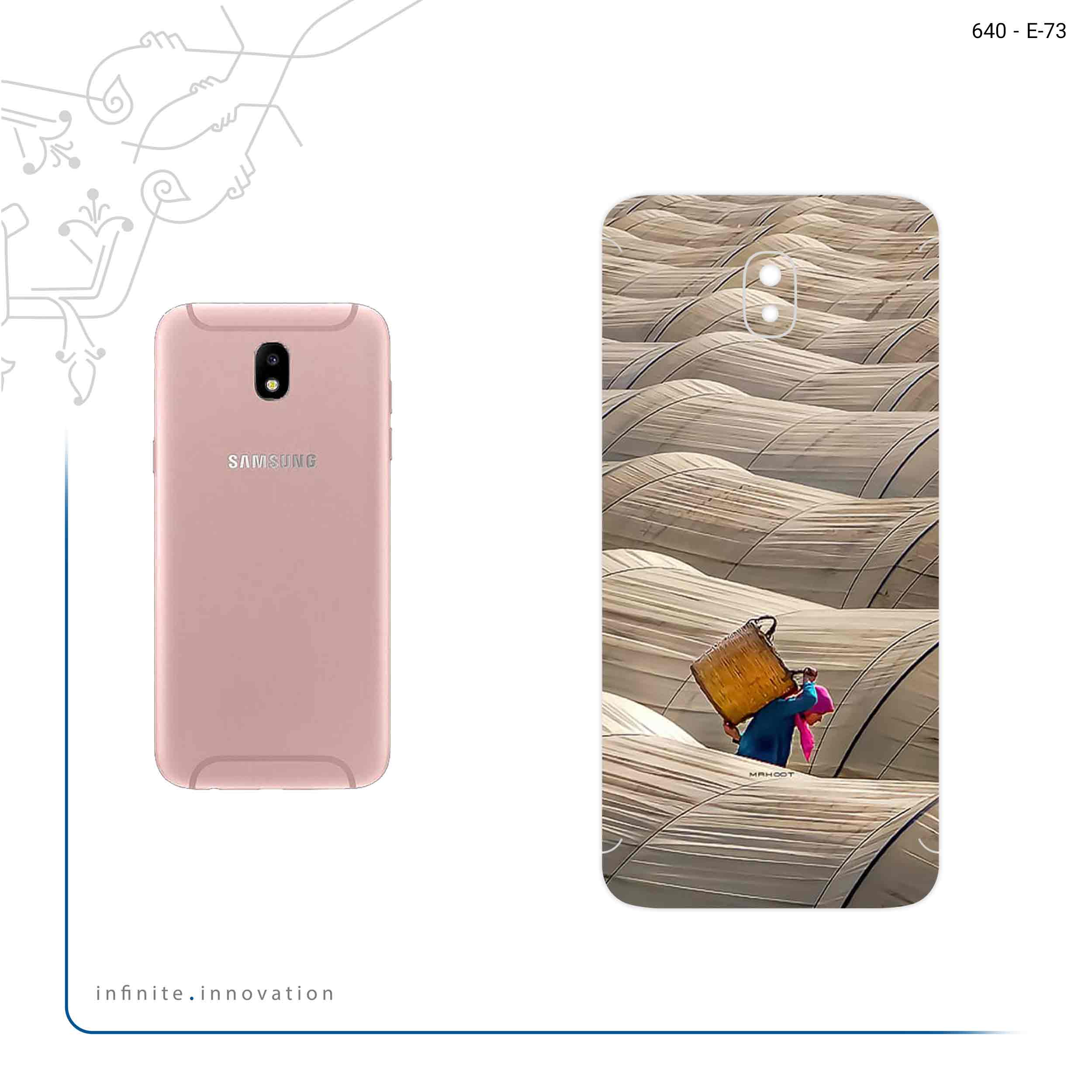 برچسب پوششی ماهوت مدل Strawberry Greenhouses مناسب برای گوشی موبایل سامسونگ Galaxy J5 Pro