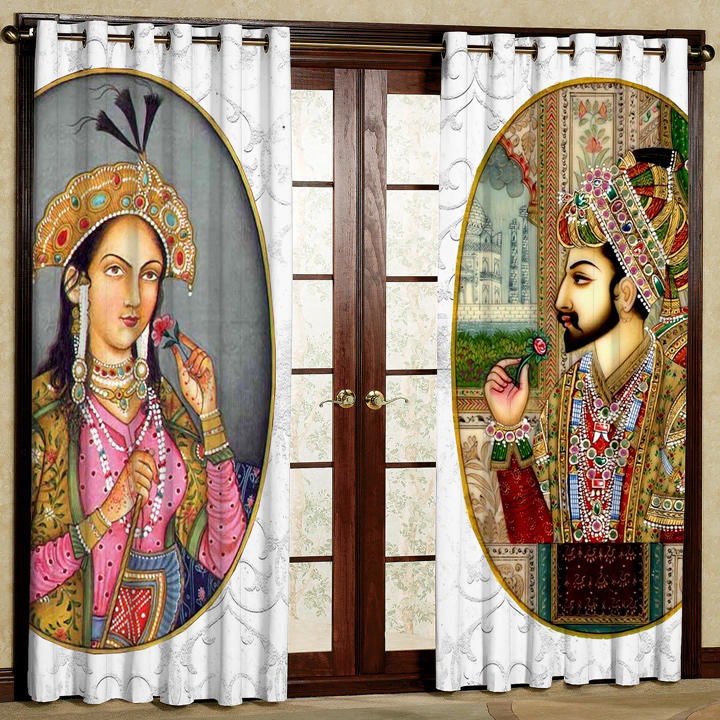 پرده پانچی کد 5155 سایز 280x140 سانتی متر